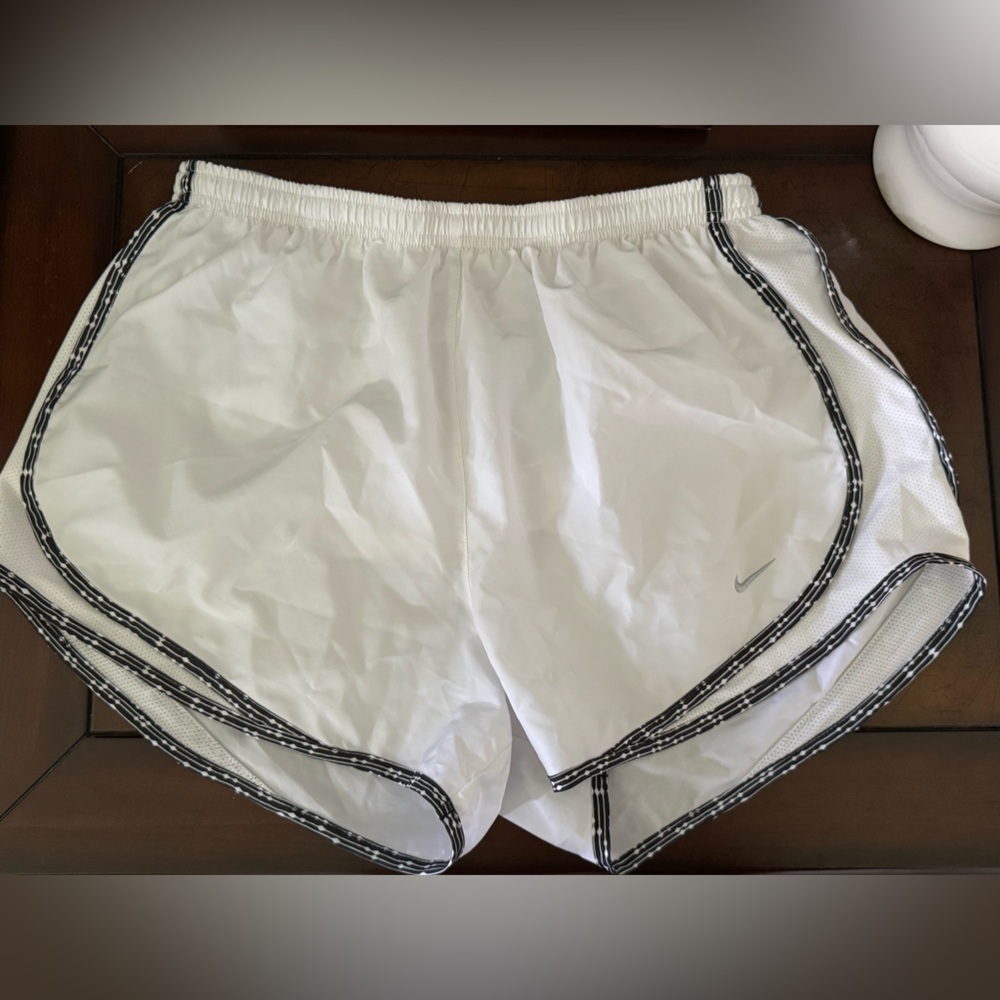 Nike Dri-FIT White Shorts